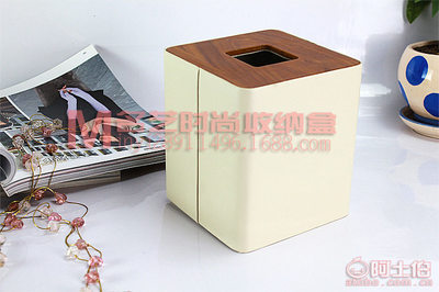 典雅实木纸巾抽与皮制卷纸盒 中秋礼品的精致之选