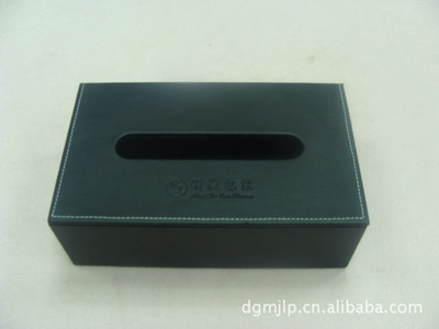 高档皮质纸巾盒 商务办公与车用优选